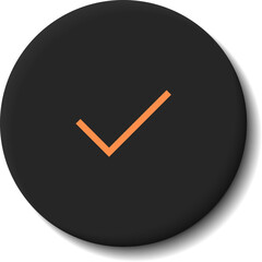 Neumorphism interface button. Modern website or mobile app design. Neumorphic UI UX black design.