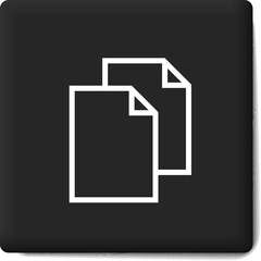 Neumorphism interface button. Modern website or mobile app design. Neumorphic UI UX black design.