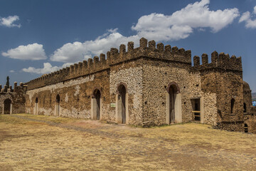 Fototapeta premium Banquet Hall ruins in the Royal Enclosure in Gondar, Ethiopia
