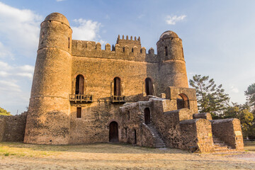 Fasilidas palace in the Royal Enclosure in Gondar, Ethiopia