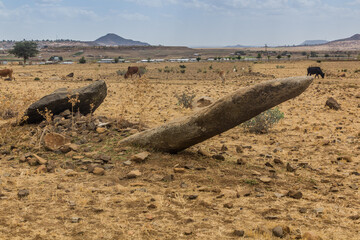 Gudit Stelae field in Axum, Ethiopia