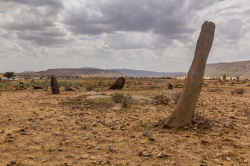 Gudit Stelae field in Axum, Ethiopia