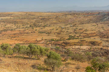 Landscape near Megab village, Tigray region, Ethiopia