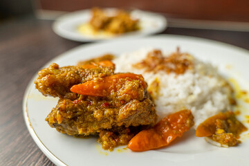 Pedesan Bebek, Indonesian Traditional Food that have very spicy taste with duck as main ingredient