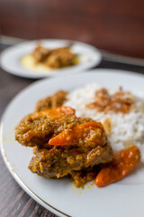 Pedesan Bebek, Indonesian Traditional Food that have very spicy taste with duck as main ingredient