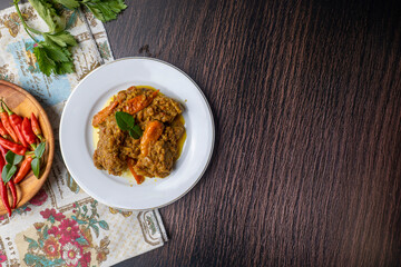 Pedesan Bebek, Indonesian Traditional Food that have very spicy taste with duck as main ingredient