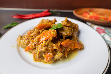 Pedesan Bebek, Indonesian Traditional Food that have very spicy taste with duck as main ingredient