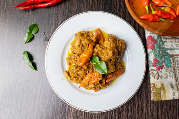 Pedesan Bebek, Indonesian Traditional Food that have very spicy taste with duck as main ingredient