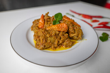 Pedesan Bebek, Indonesian Traditional Food that have very spicy taste with duck as main ingredient