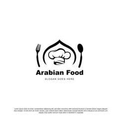 Arabian food restaurant logo design