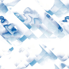 Wavy summer dip dye boho background. Wet ombre color blend for beach swimwear, trendy fashion print. Dripping paint digital fluid watercolor swirl effect. High resolution seamless pattern material. © Nautical