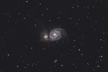 Obraz na płótnie Canvas M51銀河