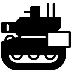 Obraz premium tank solid icon
