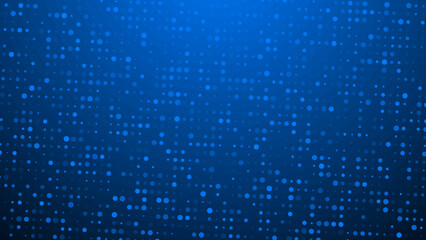 Abstract dot blue pattern gradient texture technology background.