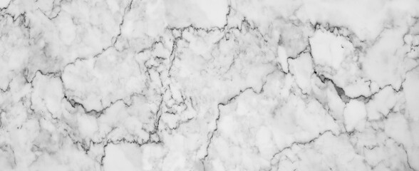 Panorama white marble stone texture for background or luxurious tiles floor and wallpaper decorative design.