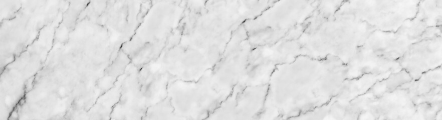 Panorama white marble stone texture for background or luxurious tiles floor and wallpaper decorative design.