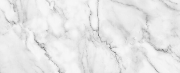 Panorama white marble stone texture for background or luxurious tiles floor and wallpaper decorative design.