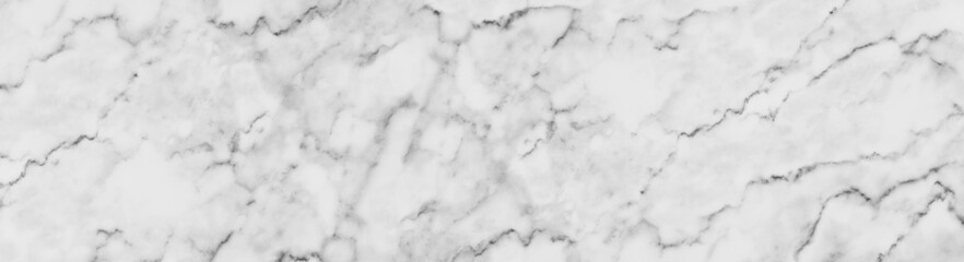 Panorama white marble stone texture for background or luxurious tiles floor and wallpaper decorative design.