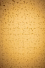 Brown Jigsaw puzzle background.