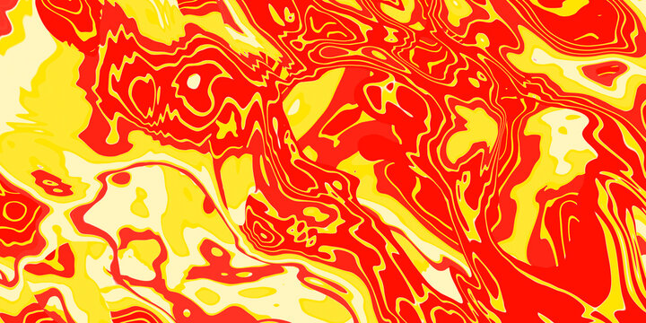 Abstract orange yellow colors liquid graphic texture background. © Mama pig