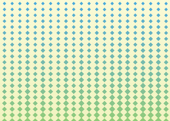 square colorful seamless geometric pattern with a yellow background