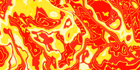 Abstract orange yellow colors liquid graphic texture background.