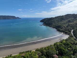 an island in the middle of a body of water