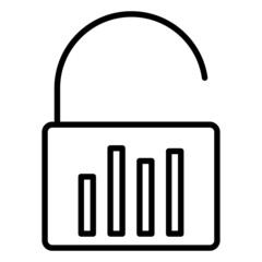 Security report icon vector illustration