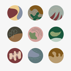 an organic shape. Can use as sticker, logo, home decore, and etc