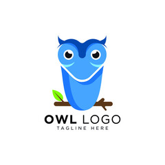 modern colorful Owl logo design template