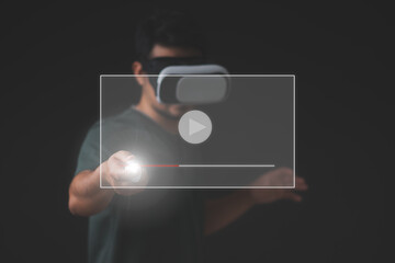 Metaverse Technology concept.