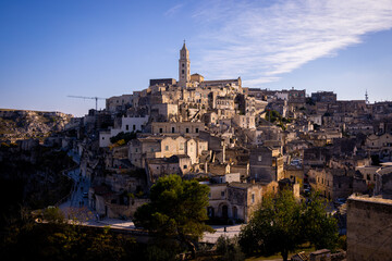 Fototapeta na wymiar Matera - the European cultural capital city in Italy - famous World Heritage site - travel photography