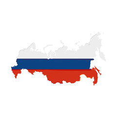 Russia map design