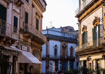 Fototapeta premium Historic city center of Martina Franca in Italy - travel photography