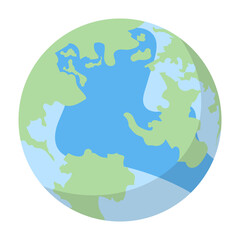 Earth vector in  Earth Day isolated on white background, Vector illustration EPS 10