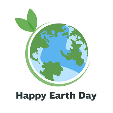 Earth vector in  Earth Day isolated on white background, Vector illustration EPS 10