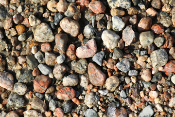Background stones on the shore - for your design
