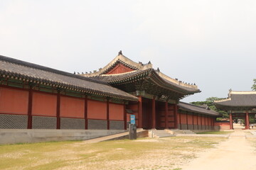 Naklejka premium Injeongjeon Hall Gate, Changdeokgung Palace