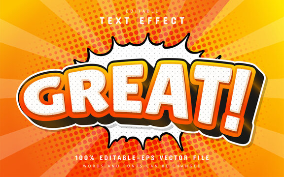 Great comic style text effect