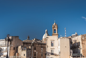 Fototapeta na wymiar View of Caltagirone City Centre, Catania, Sicily, Italy, Europe, World Heritage Site
