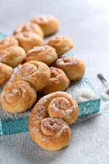 Biscuit. Delicious cottage cheese cookies. High quality photo