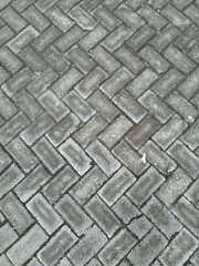 Gray paving block texture