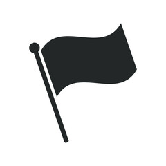 flag icon vector. isolated flat simple symbol