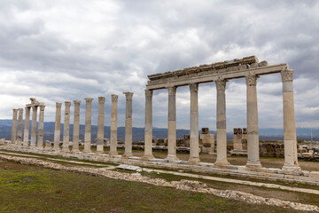 Fototapeta premium Laodikeia Ancient City in Denizli Province