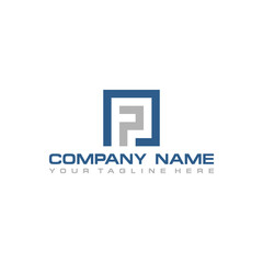 FP Initial Logo Sign Design for Your Company