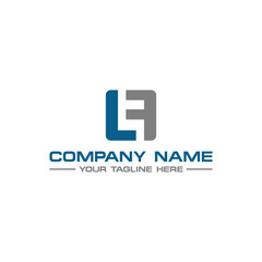 LF Initial Logo Sign Design for Your Company