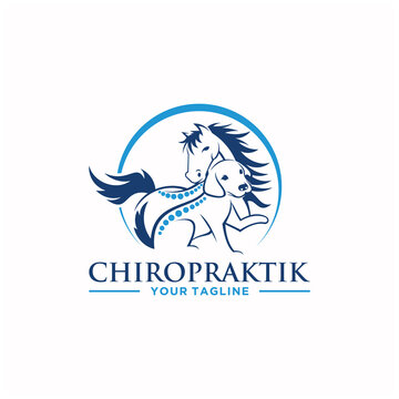 Animal Chiropraktik Logo Sign Design