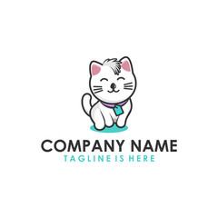 Cat Logo Sign Design