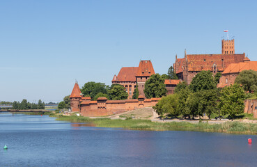 Malbork, Poland - largest castle in the world by land area, and a Unesco World Heritage Site, the Malbork Castle is a wonderful exemple of Teutonic fortress
