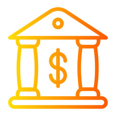 bank gradient icon